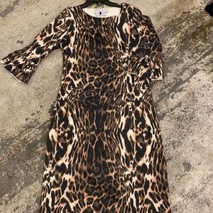 Dainty Jewells Leopard Layering Dress M